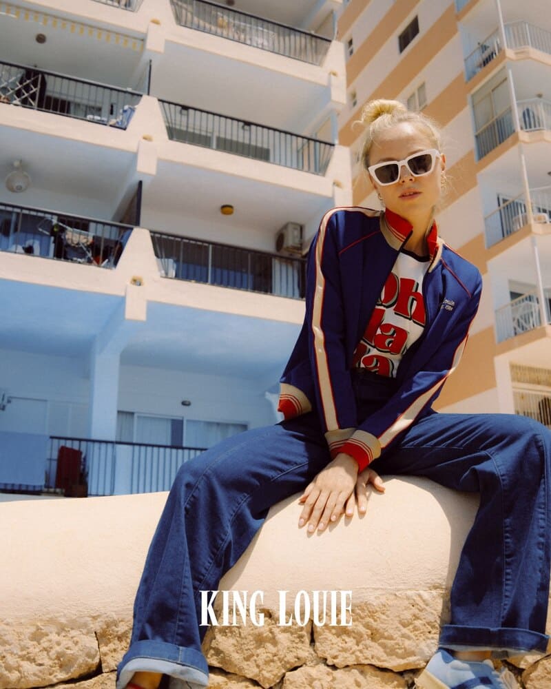 KING LOUIE Lila Coljack Dayt Sweater Blue