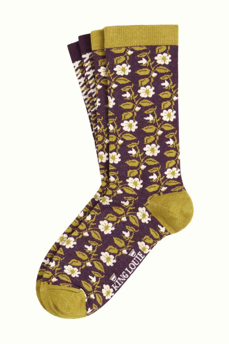 KING LOUIE Socks 2 Pack Onyx Purple
