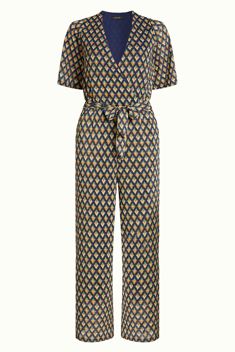 KING LOUIE Zita Pebble Jumpsuit EBlue