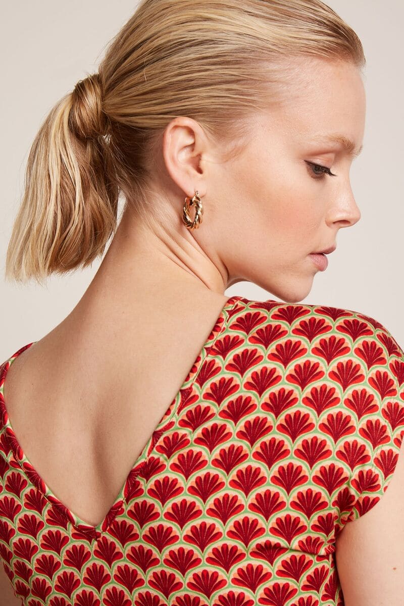 KING LOUIE Mira Touche Dress TRed