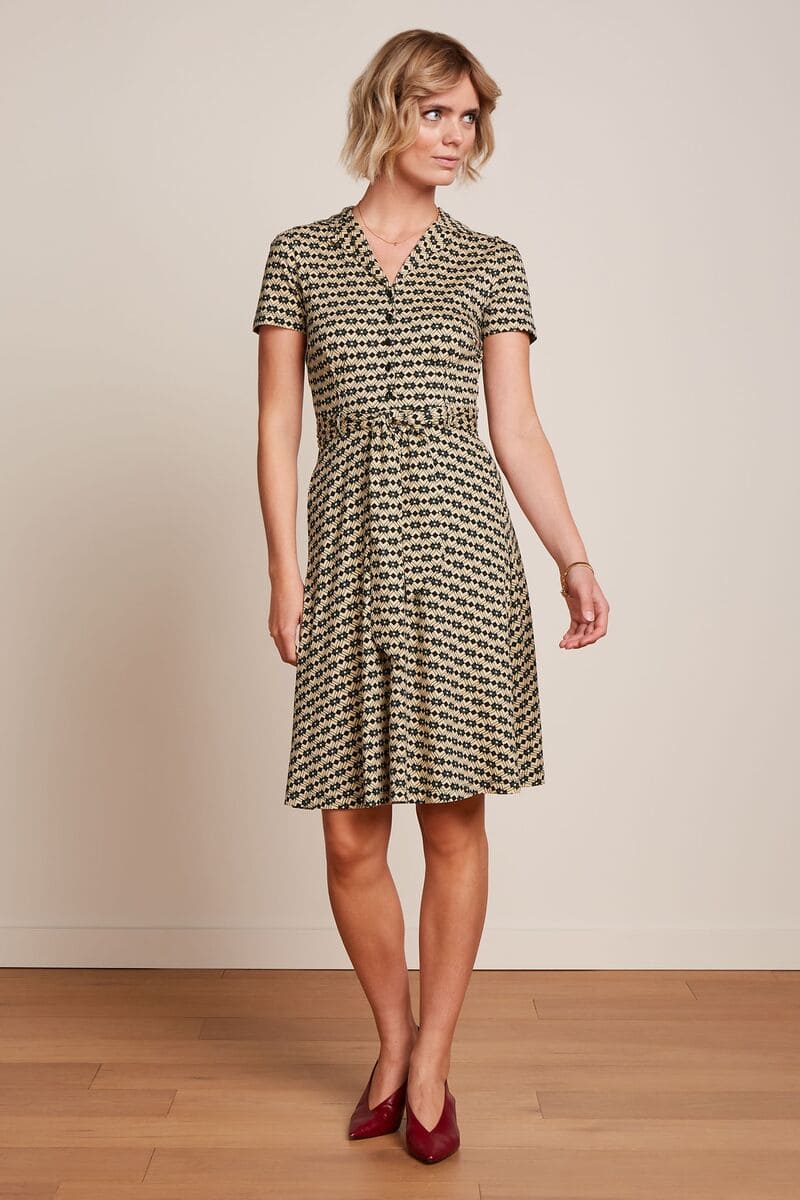 KING LOUIE Sheeva Fusili Dress BlackCr