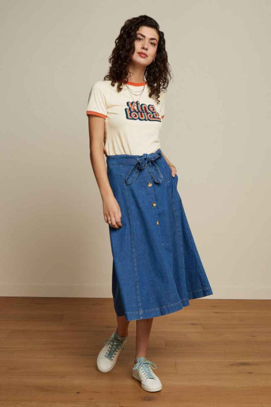KING LOUIE Judy Skirt Chambray