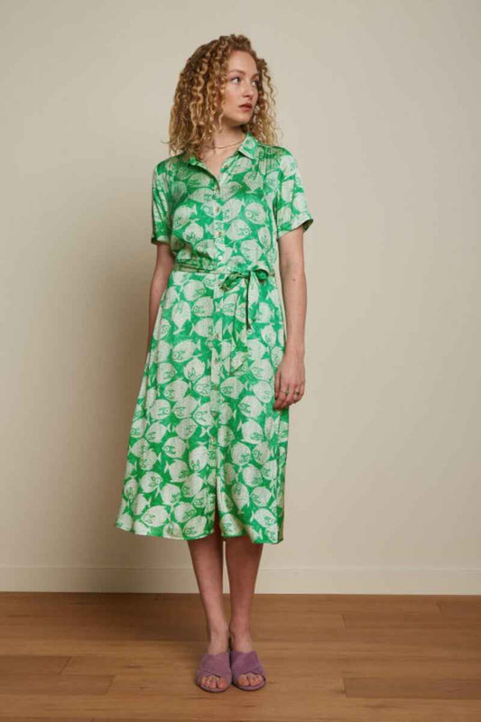 KING LOUIE Olive Luna Dress Lagoon