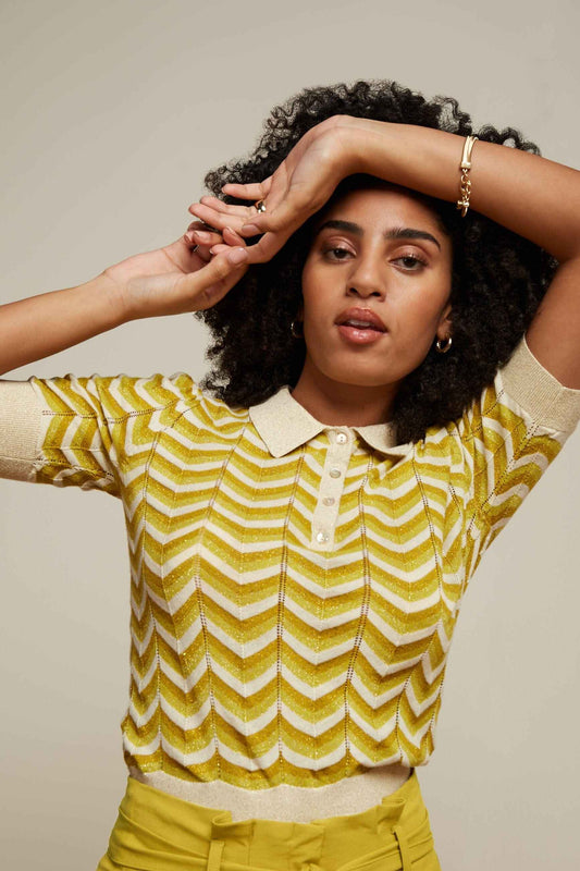 KING LOUIE Mandry Polo Top Yellow