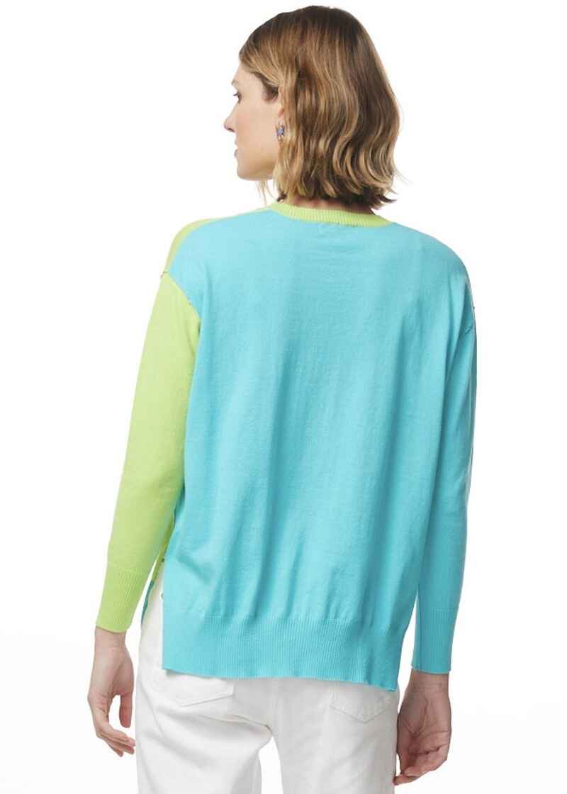 LD+CO Col Block Jumper Lime