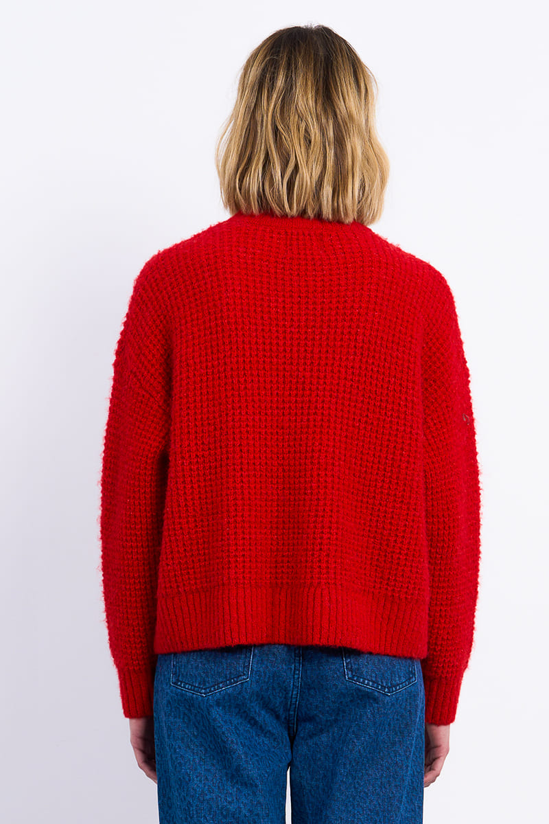 LILI SIDONIO Trina MockN Jumper Red