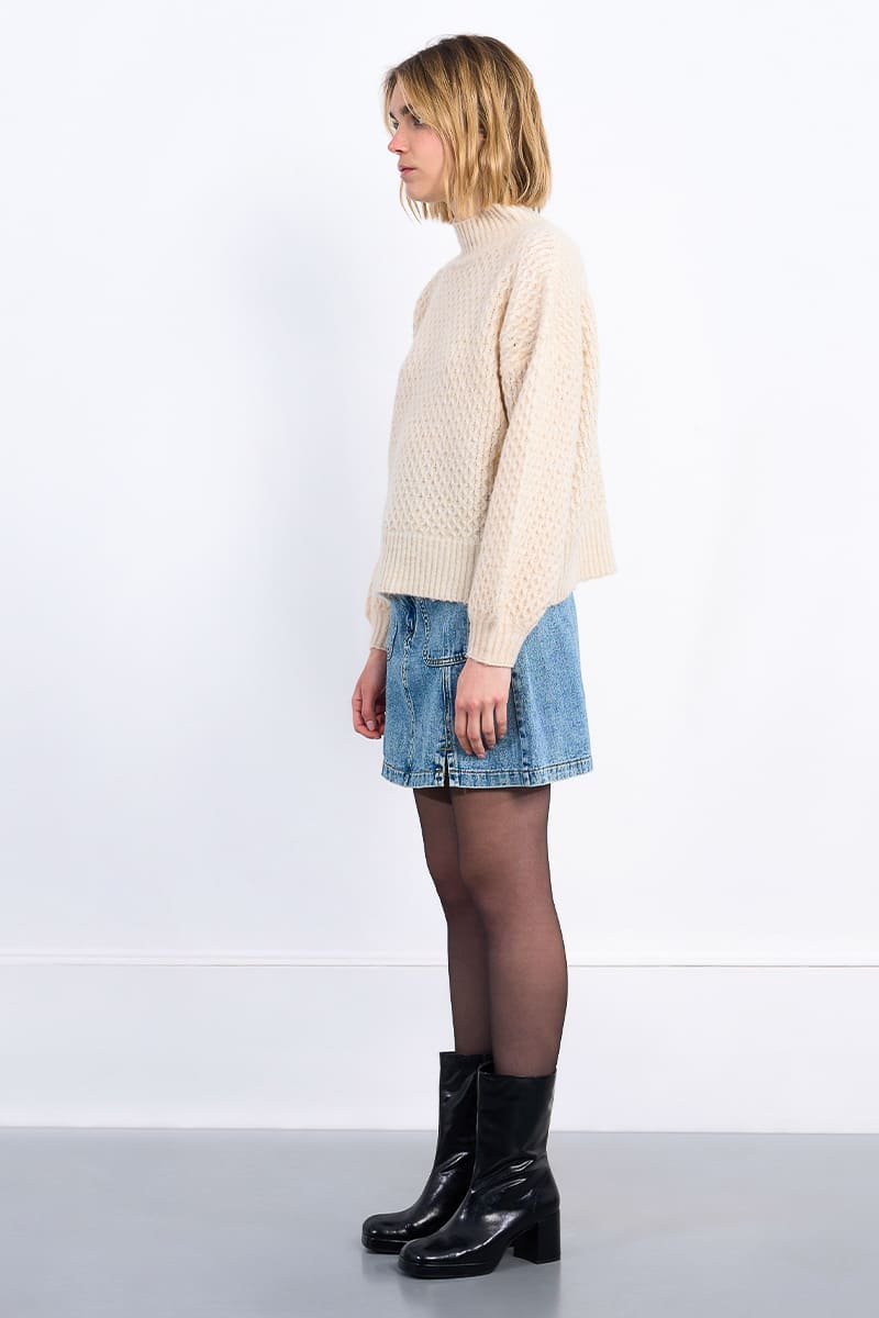LILI SIDONIO Jenny FCable Jumper Beige