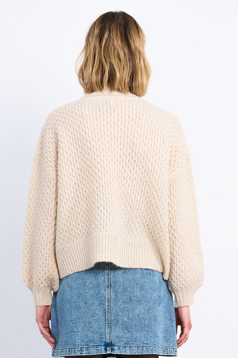 LILI SIDONIO Jenny FCable Jumper Beige
