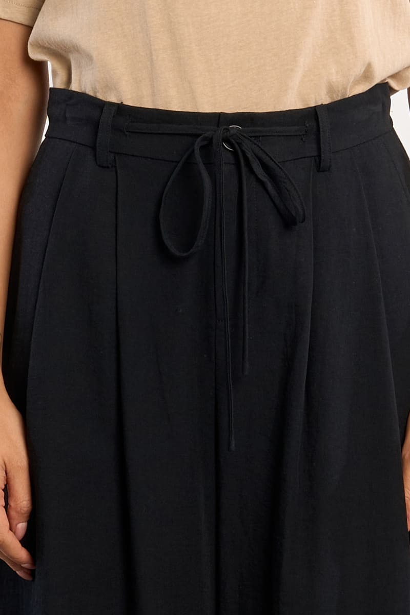 LILI SIDONIO Drawstring Pants Black