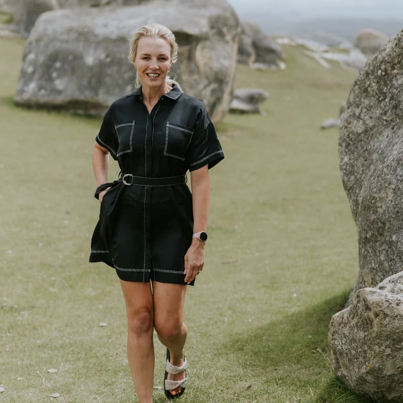 MOKE Cora Shirt Dress Black