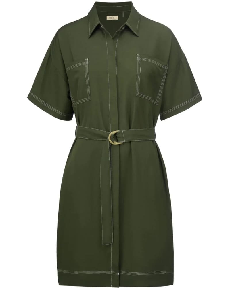 MOKE Cora Shirt Dress Bonsai
