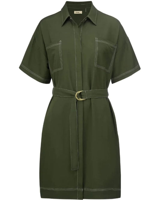 MOKE Cora Shirt Dress Bonsai