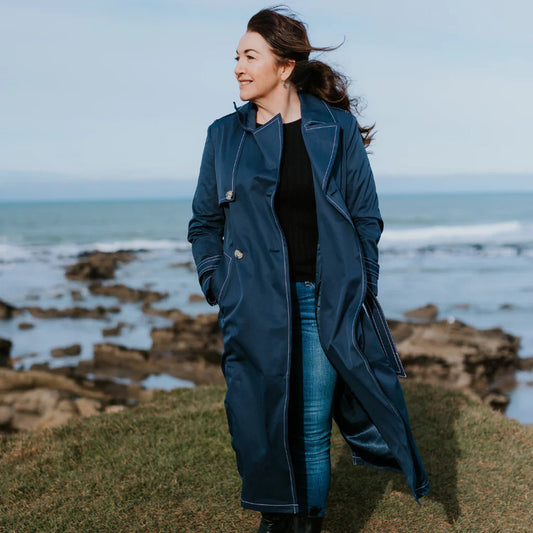 MOKE Kim Trench Coat Navy