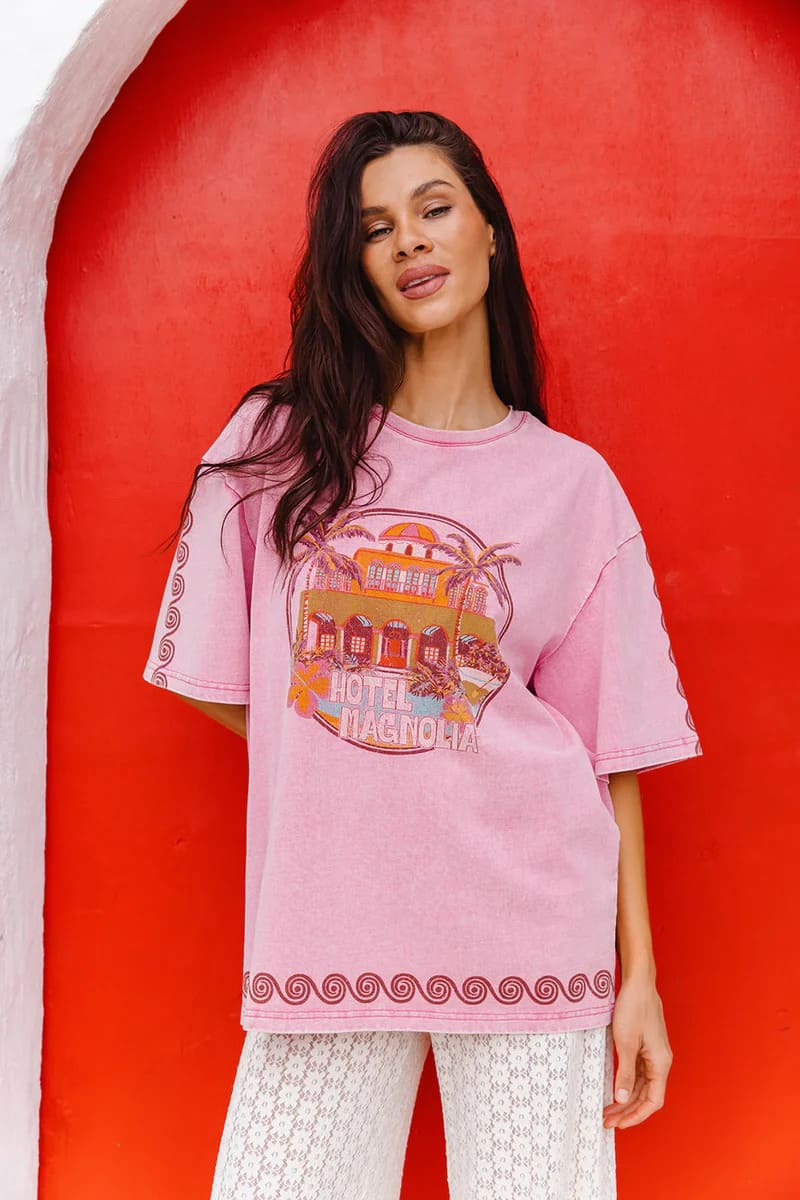 NLB Hotel Magnolia Tee Pink