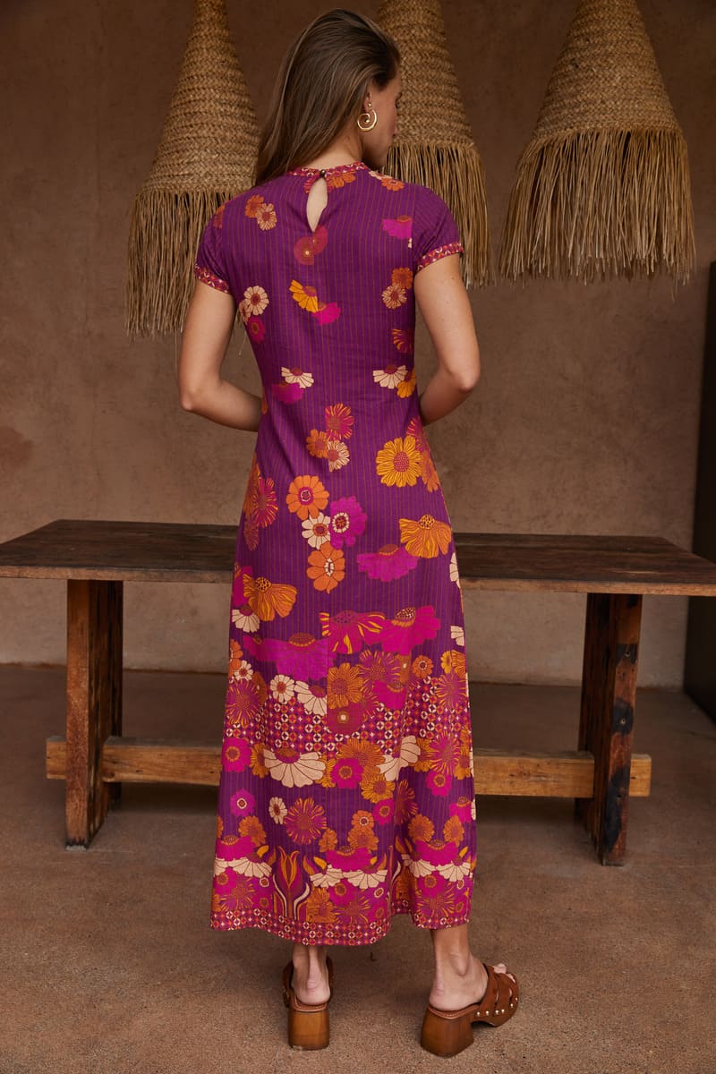 NLB Yoko Midi Dress Royale