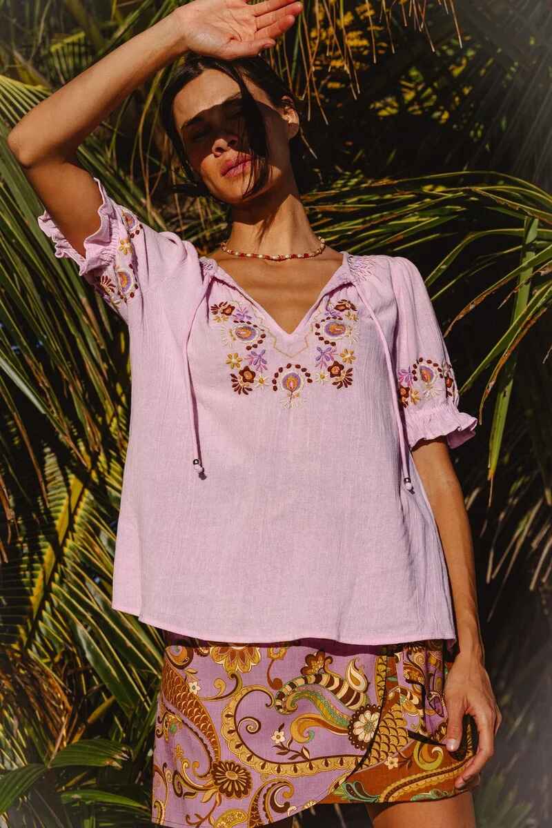 NLB Bella Blouse Petal