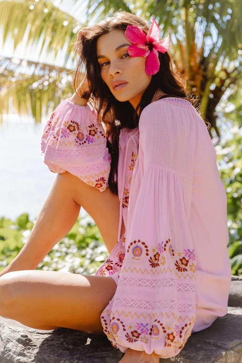 NLB Iris Mini Dress Petal
