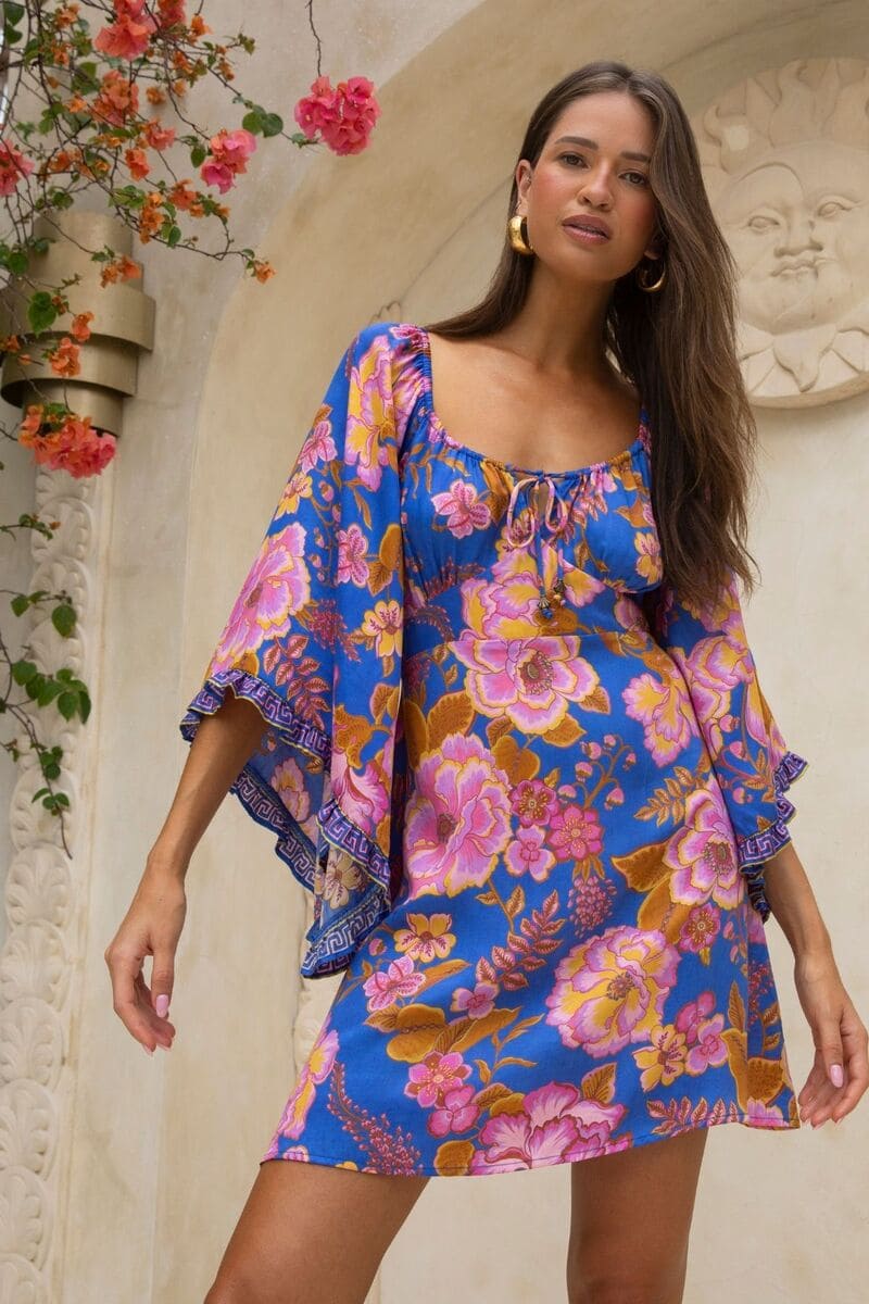 NLB Tessa Mini Dress Peony Purple