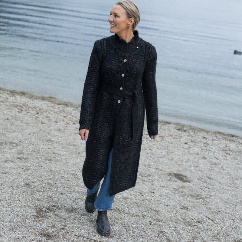 MOKE Naomi Knit Coat Black