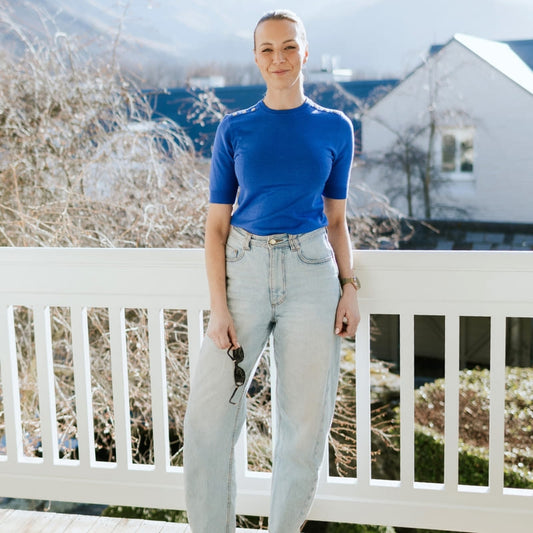 MOKE Nicola Sweater Tee DazzBlue