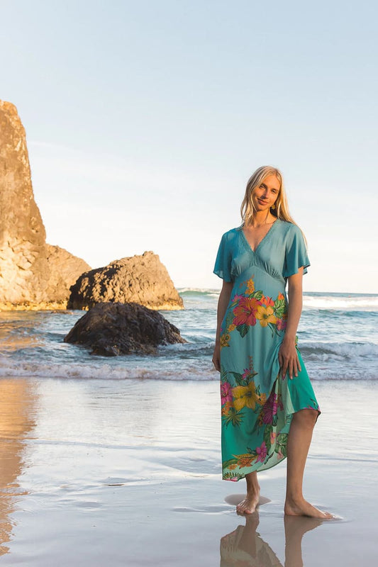 NLB Sloane Midi Dress Malibu