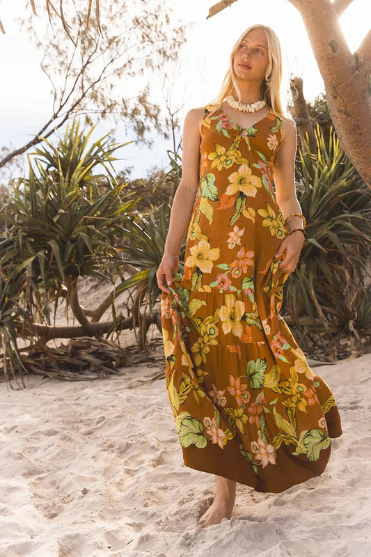 NLB Daniella Maxi Dress Marigold
