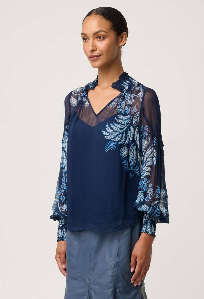 ONCE WAS Colette Blouse MoonlitB