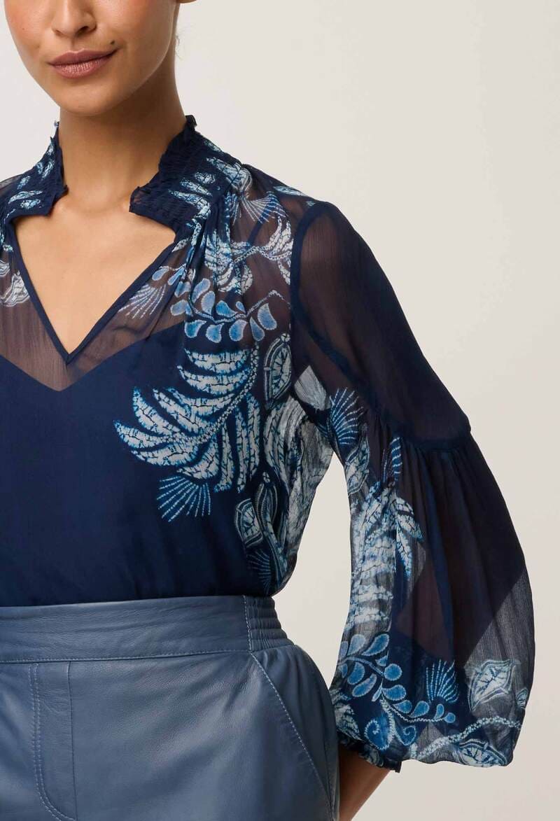 ONCE WAS Colette Blouse MoonlitB