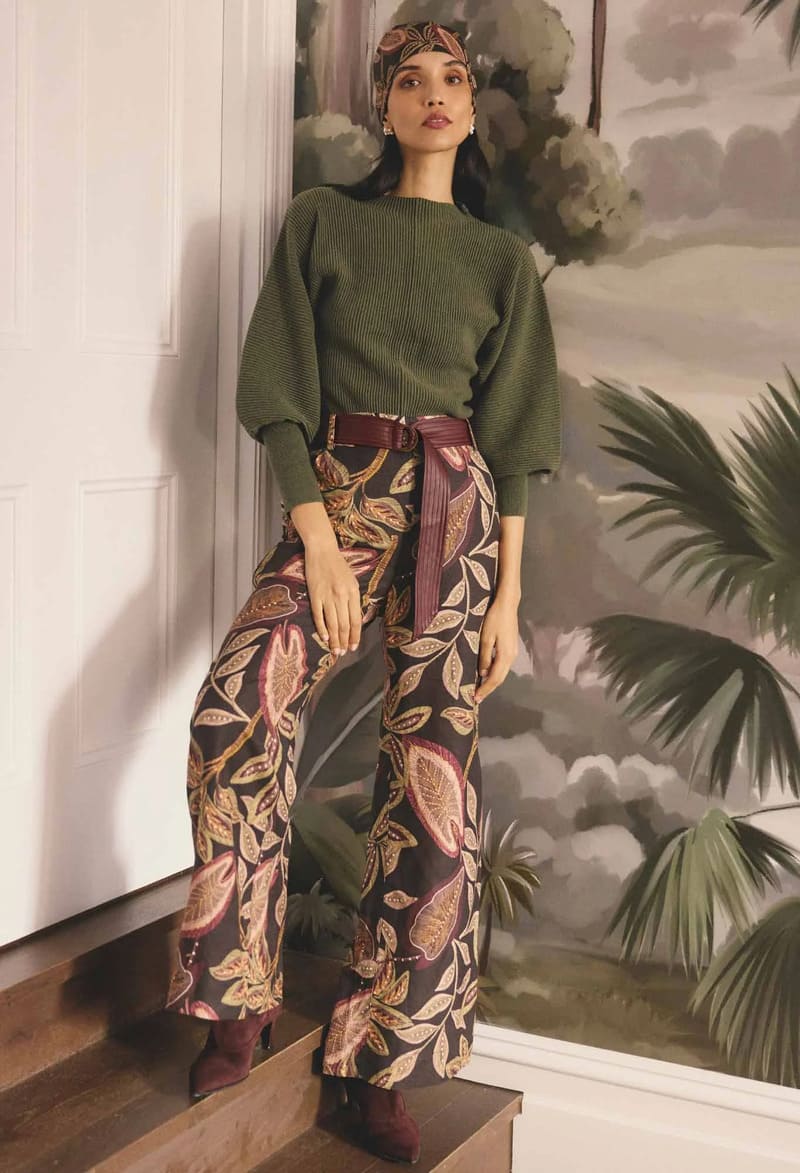 ONCE WAS Adele Belt Pants DTropique