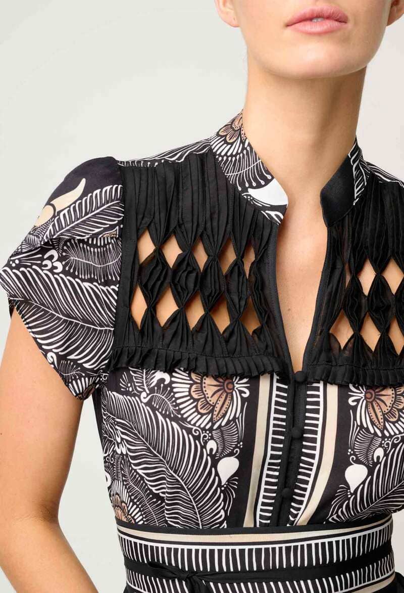 ONCE WAS Maha DYoke Dress OnyxC