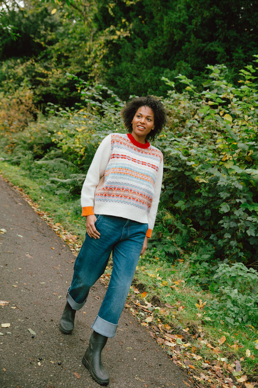 ERIBE Westray Block Sweater Mallaig