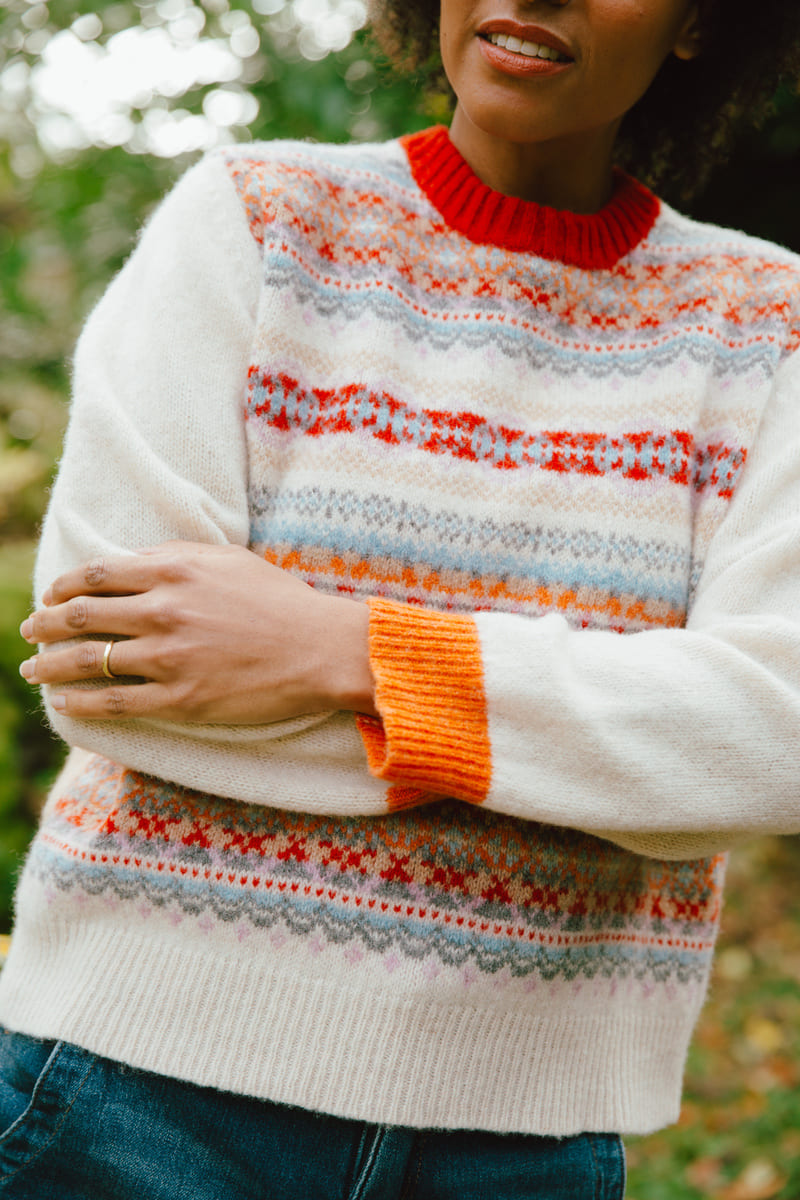 ERIBE Westray Block Sweater Mallaig