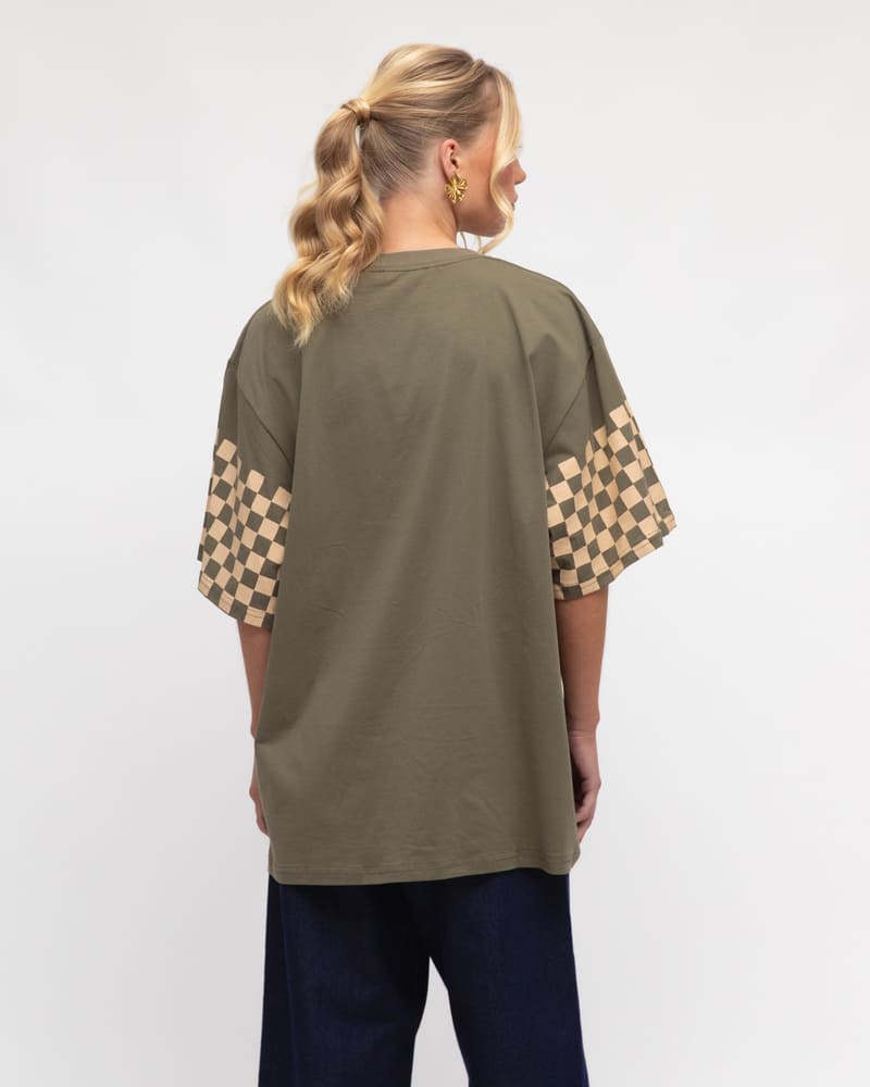 PAPER HEART Saddle Up Tee Khaki