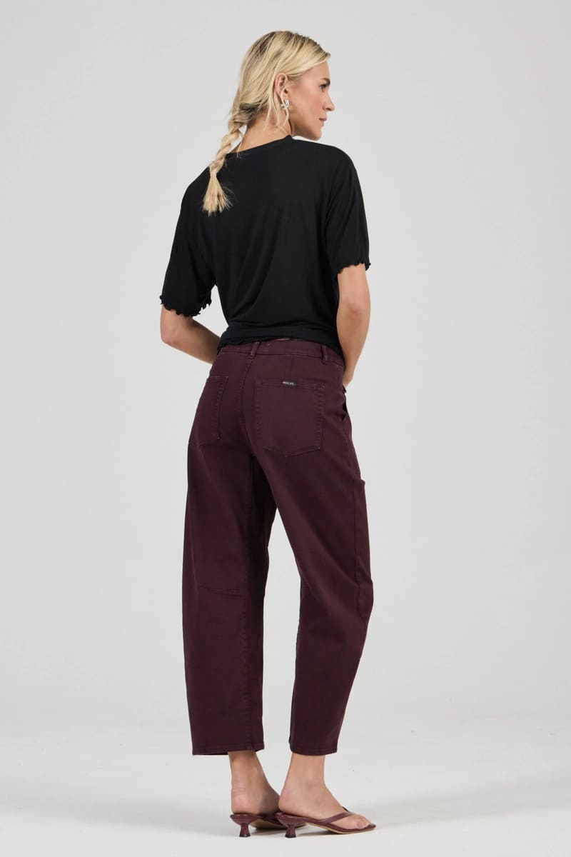 ROLLA'S Gigi Barrel Jeans DarkCherry