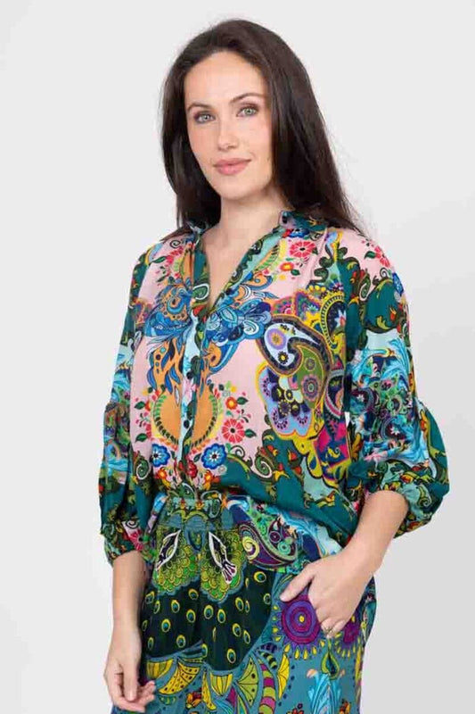 AUGUSTINE Noah Crepe Shirt Retro