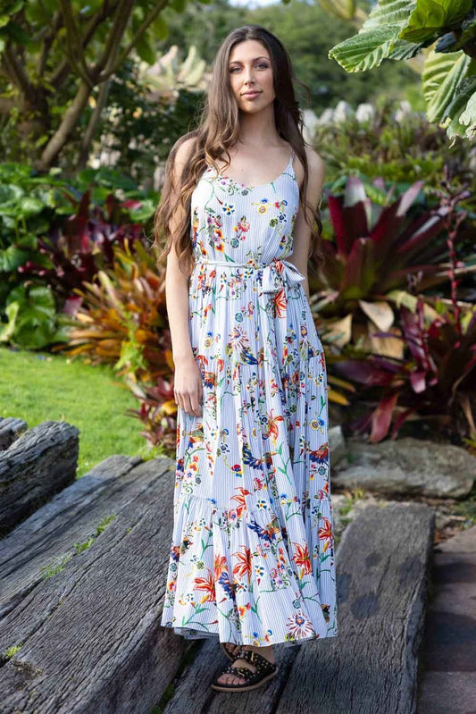 CHARLO Remmie Dress Striped Floral