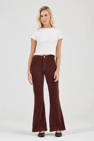 ROLLA'S Eastcoast Flare Cords Cognac