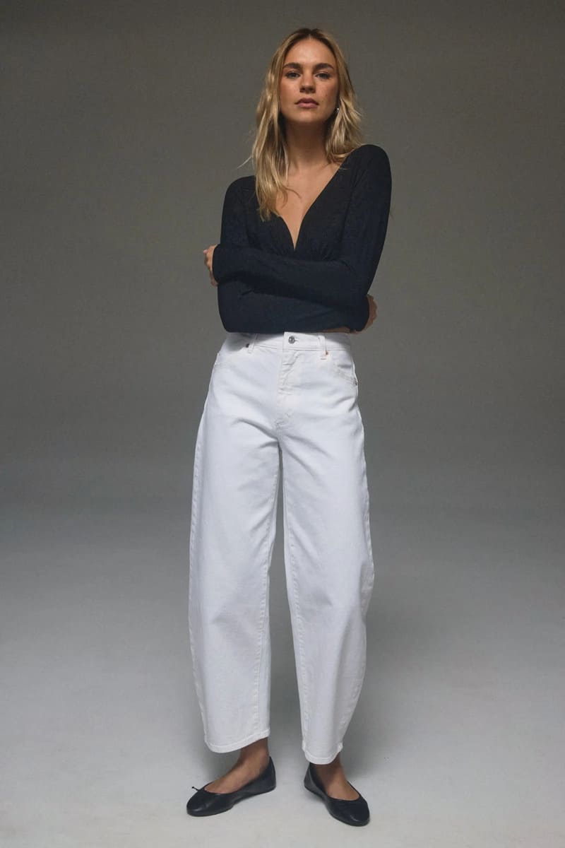 ROLLA'S Gigi Barrel Jeans VinWhite