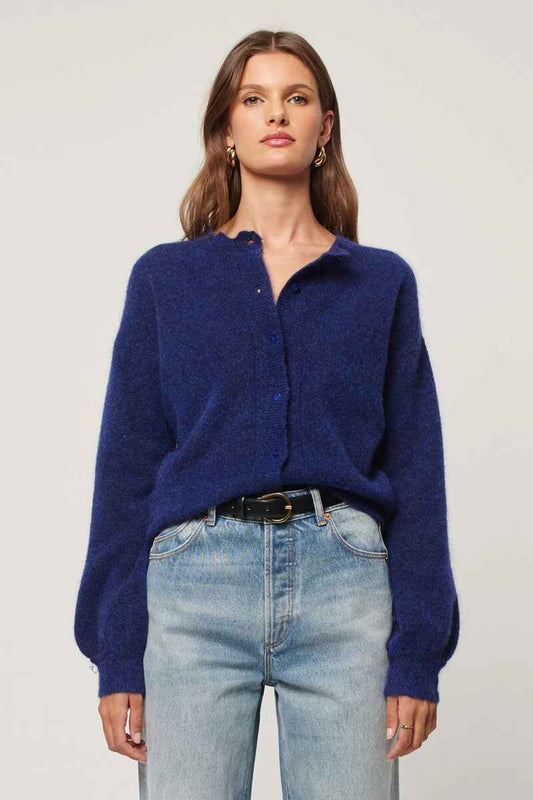 ROLLA'S Lace Knit Cardy Marine