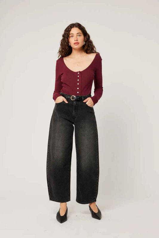 ROLLA'S Gigi Barrel Jeans 80sBlack