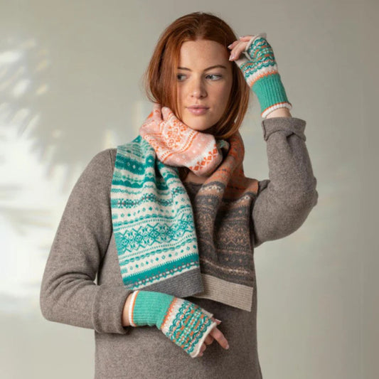 ERIBE Alloa Fairisle Scarf Elder