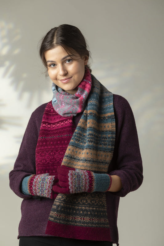 ERIBE Alloa Fairisle Scarf Asstd 2026