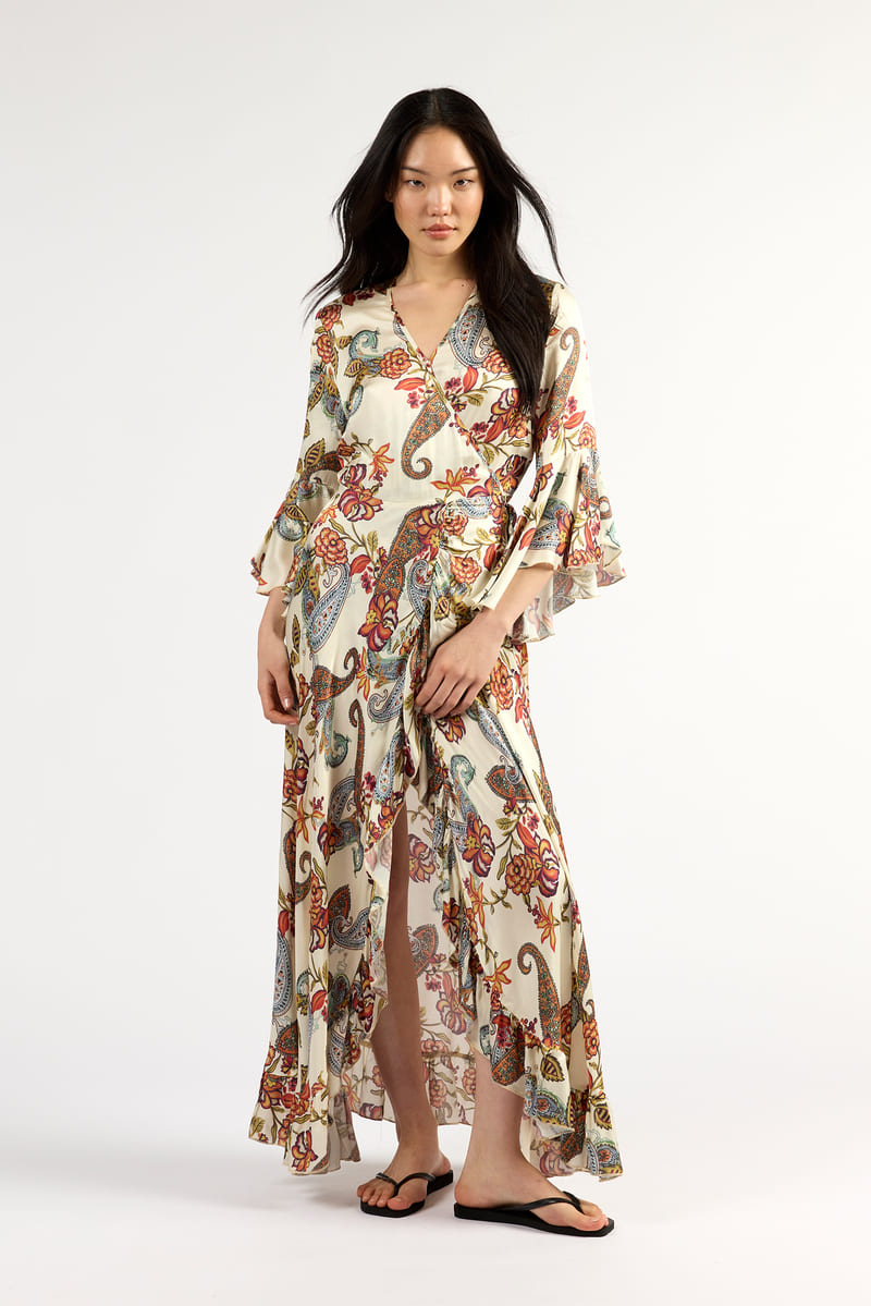 TUESDAY Alice Wrap Dress CloudFl
