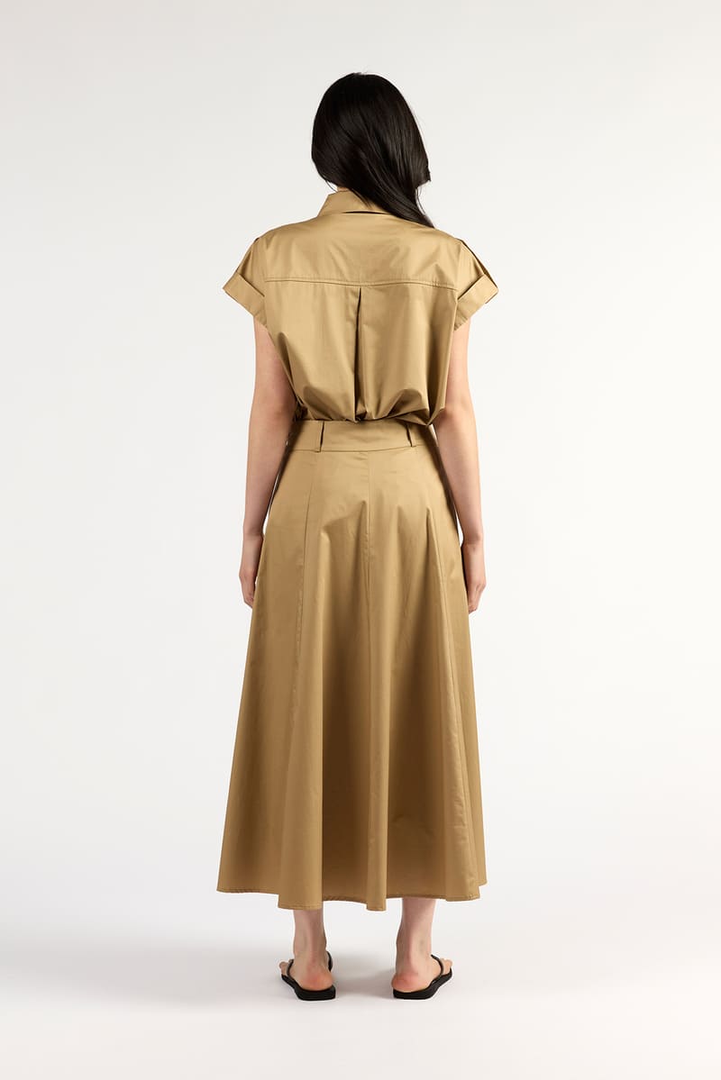 TUESDAY Circle Skirt Tan
