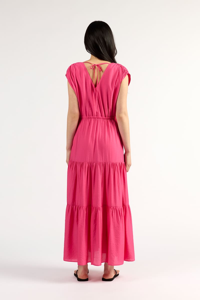 TUES Agni Dress Magenta