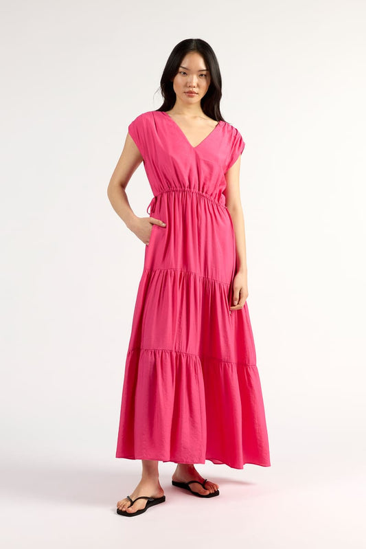 TUES Agni Dress Magenta