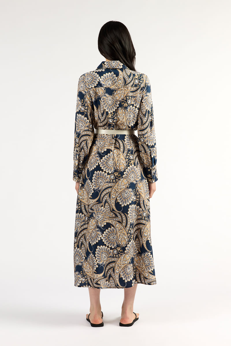 TUESDAY Mala LSl Dress NavyP