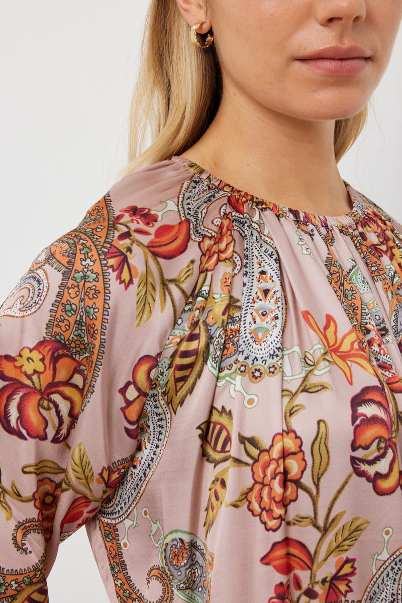 TUESDAY Drape Dress TPink