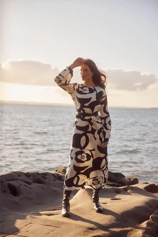 TUES Maggie Flower Dress Mono