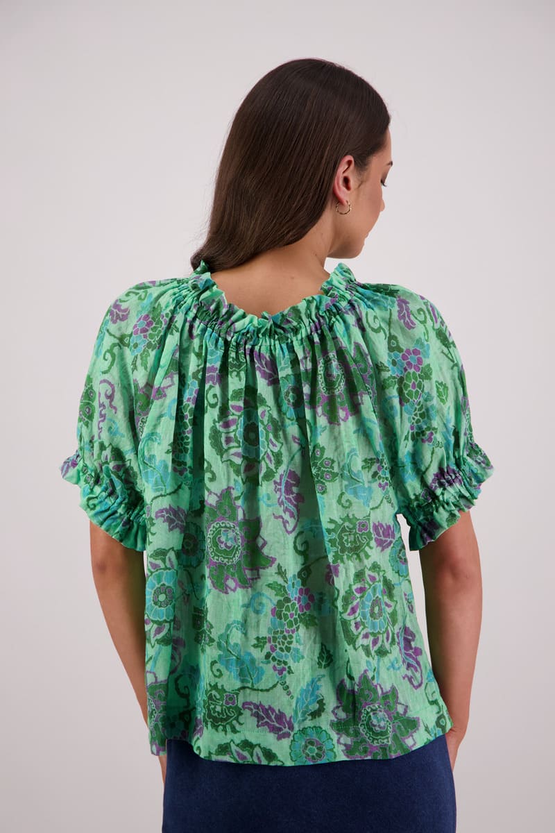 BRIARWOOD Teddy Top GreenFl